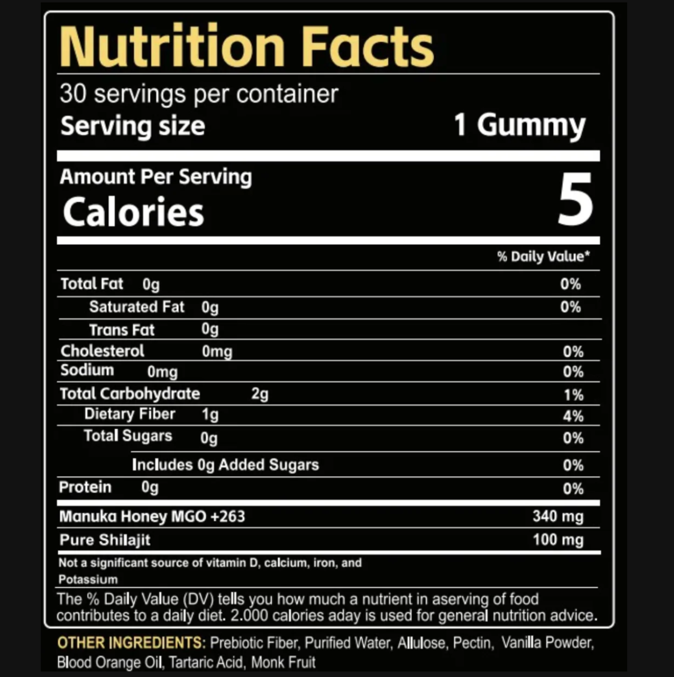 xarashilajit™ Pure Shilajit Gummies