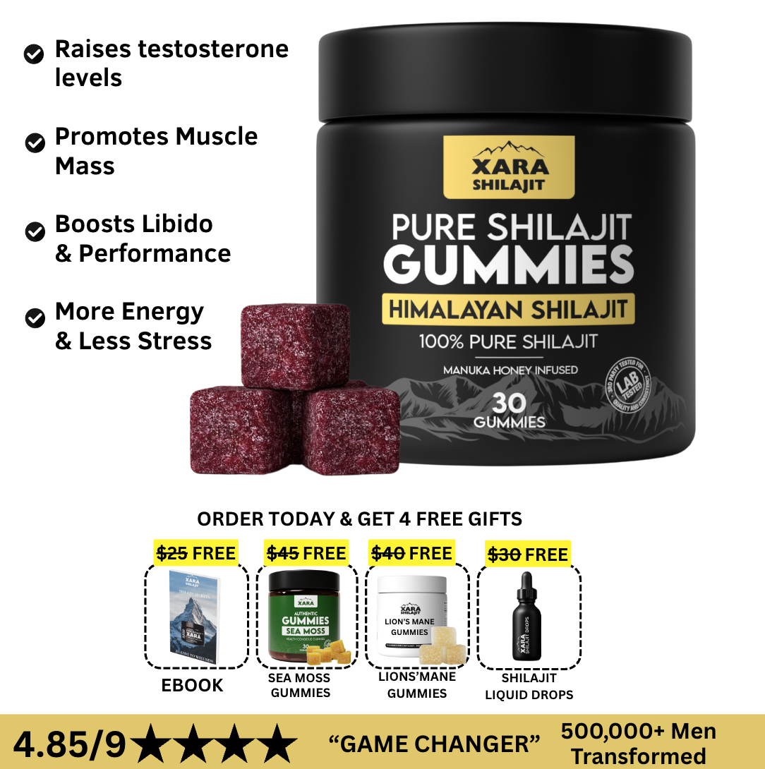 xarashilajit™ Pure Shilajit Gummies