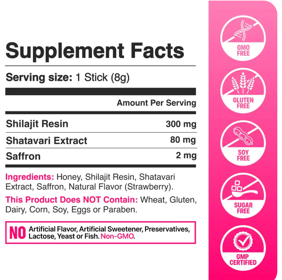 SHE-Lajit Honey Sticks (FOR HER)