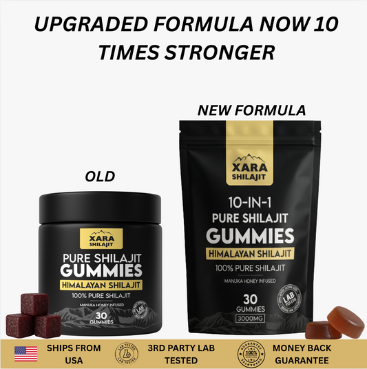 XARA SHILAJIT® Pure Shilajit Gummies GLP1