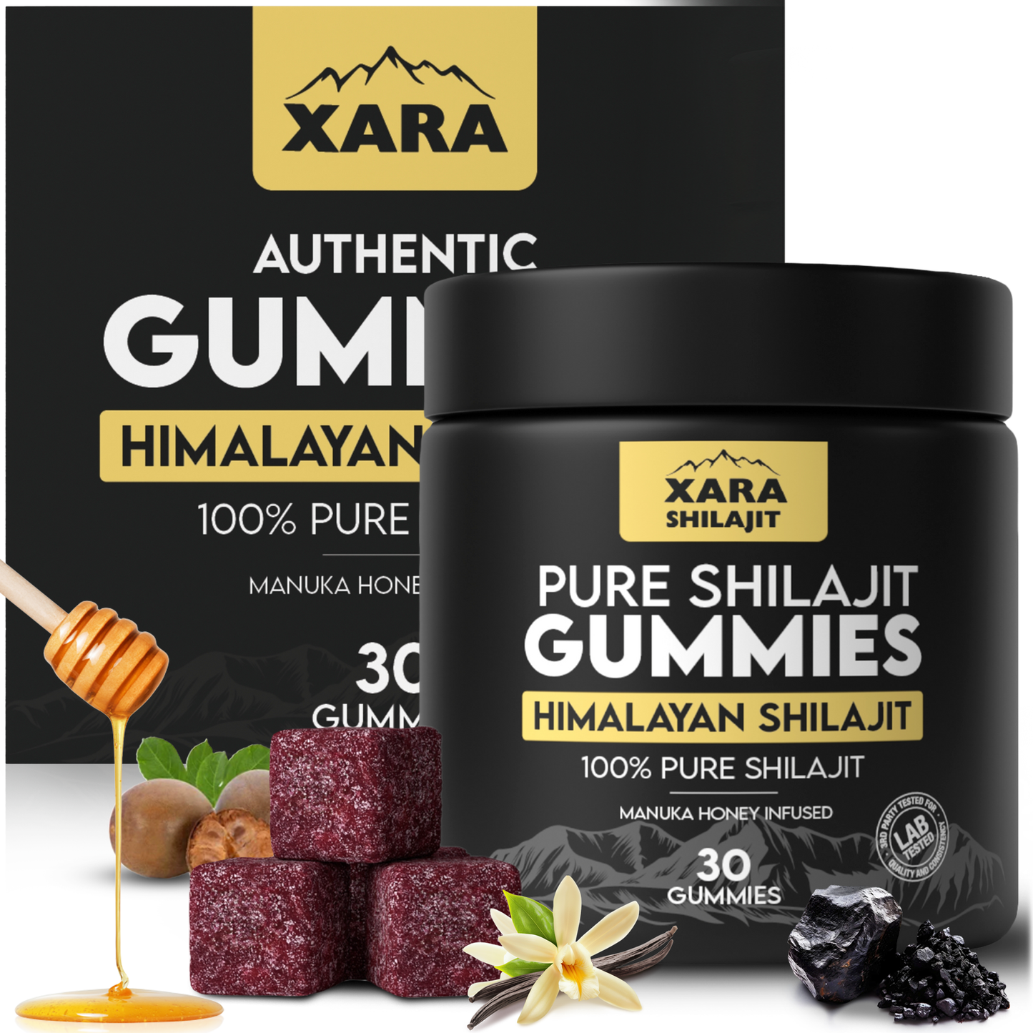 XARA SHILAJIT™ Pure Shilajit Gummies SUMMER SALE