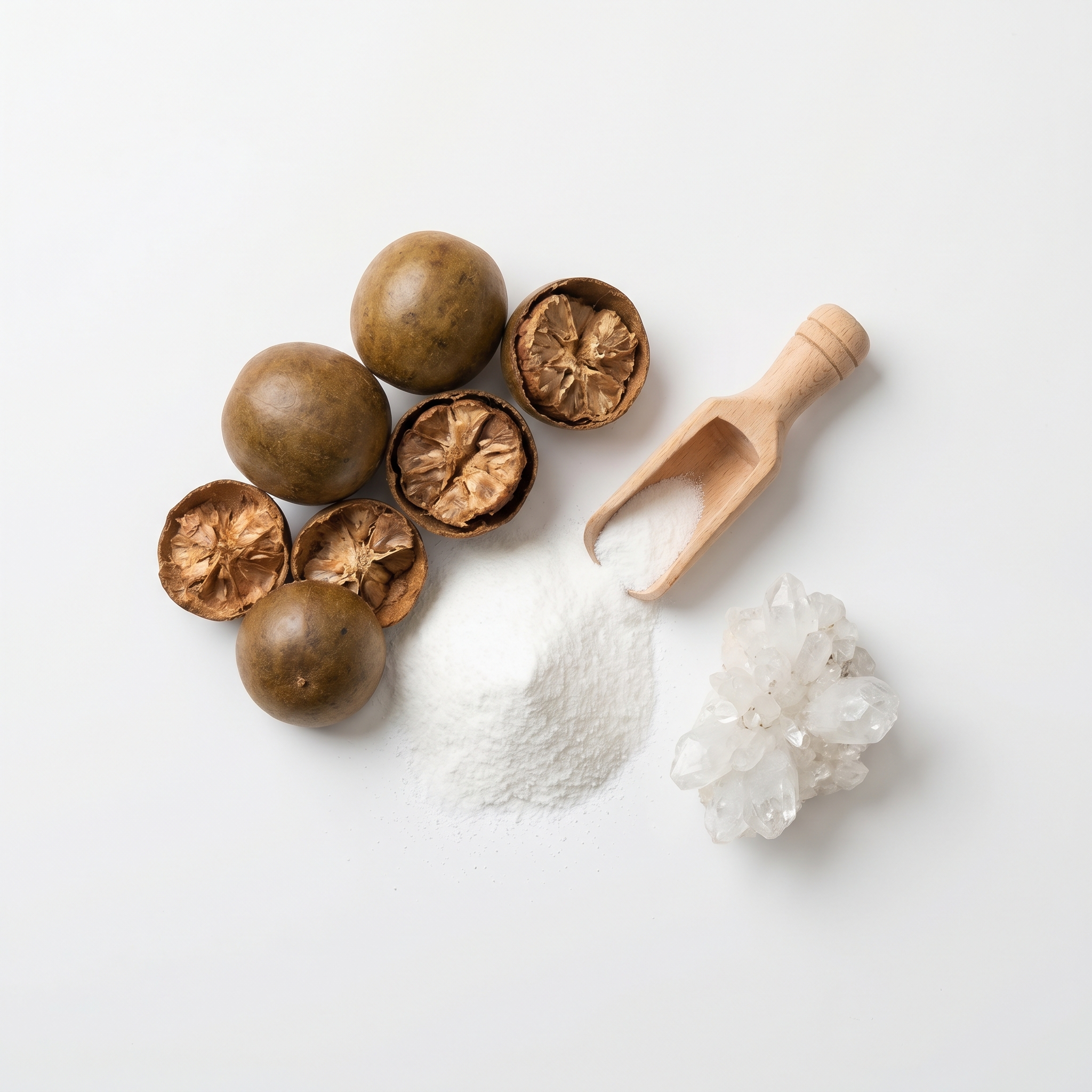 Clean delivery system ingredient flatlay