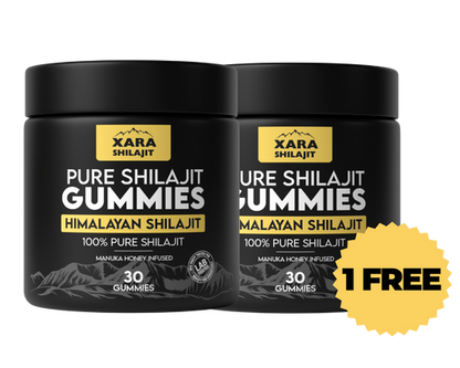 XARA SHILAJIT® Pure Shilajit Gummies 3 MONTH SUPPLY