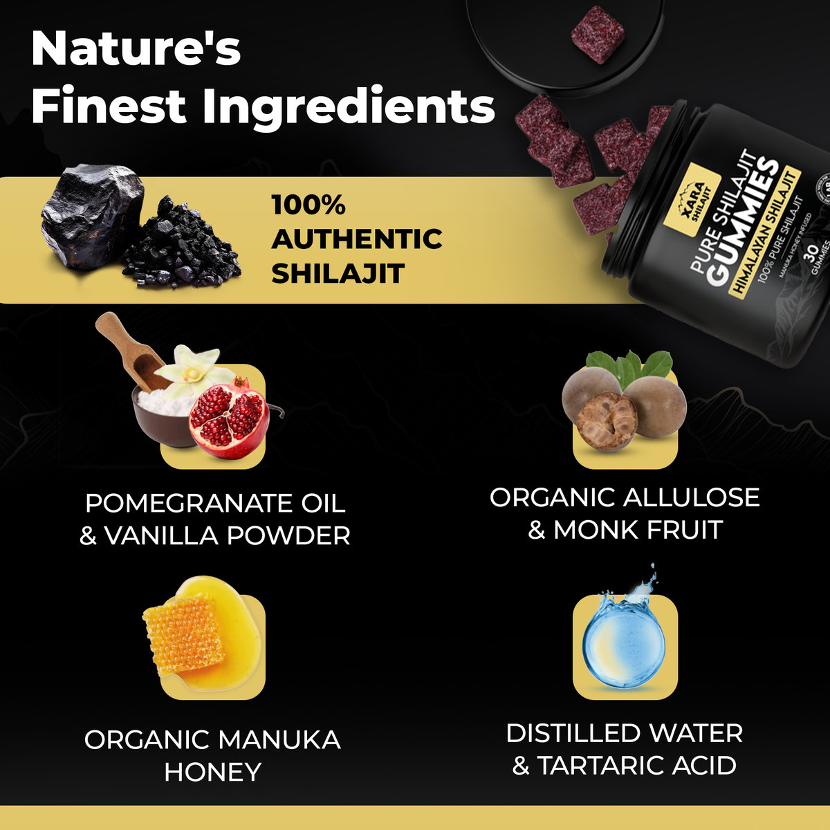 XARA SHILAJIT® Pure Shilajit Gummies — view 8