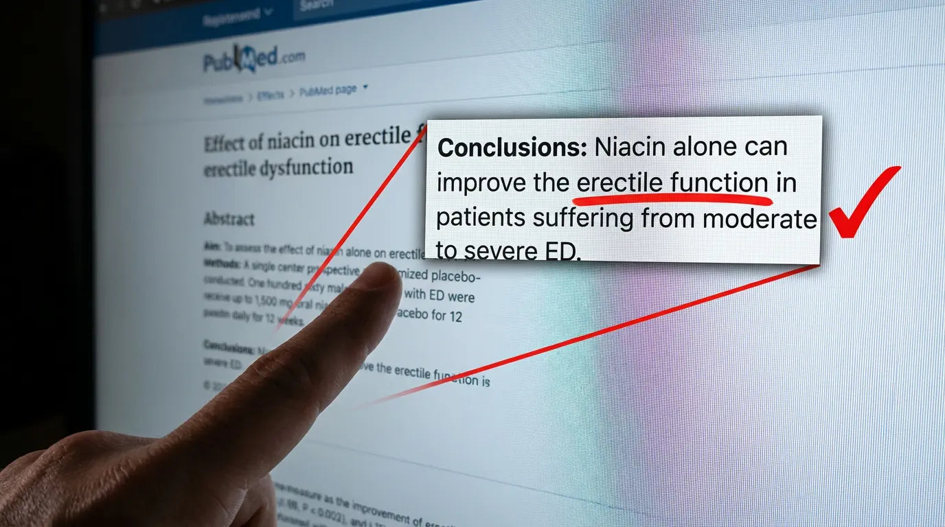 Clinical research: Niacin improves erectile function
