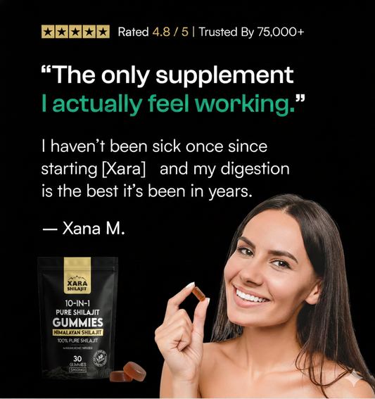XARA SHILAJIT® Pure Shilajit Gummies For women