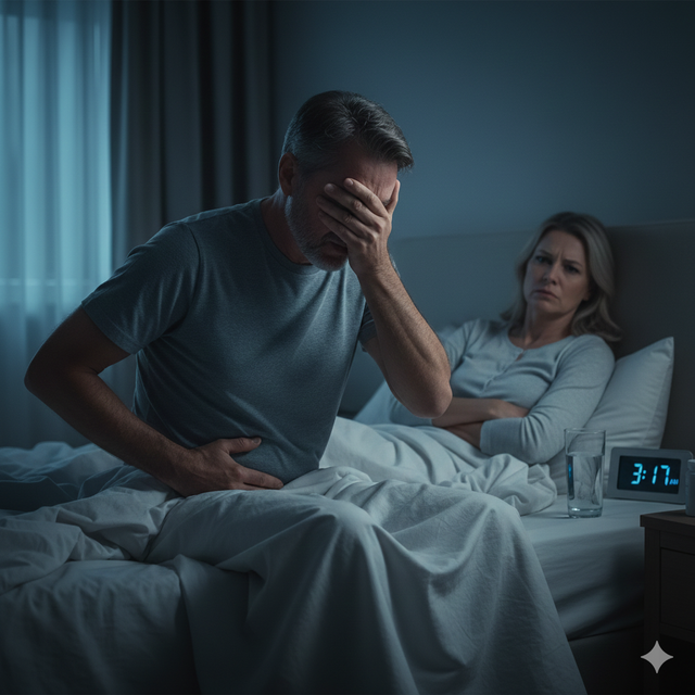 Man feeling energized and revitalized