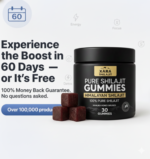 Xara Shilajit Gummies bottle