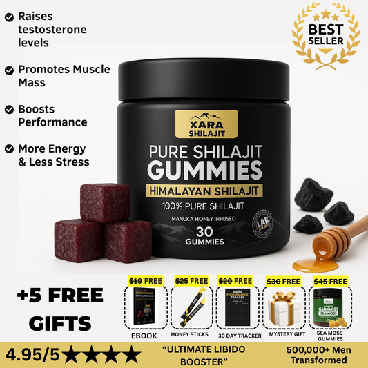 XARA SHILAJIT® Pure Shilajit Gummies