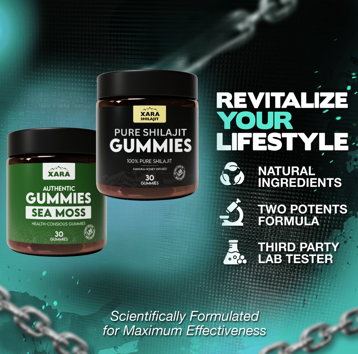Ultimate Gummy Duo shilajit + sea moss bundle