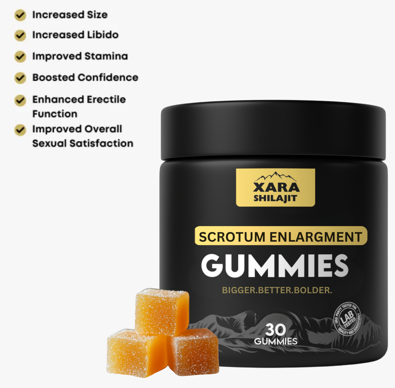 Xara Shilajit® Scrotum Enlargement