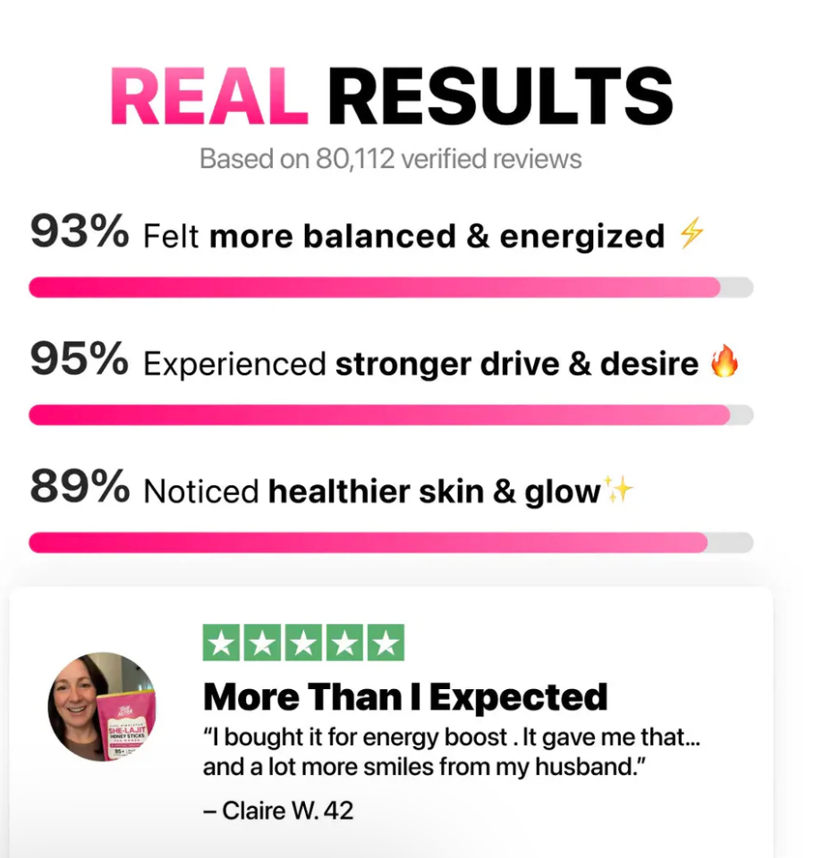 SHE-Lajit Honey Sticks (FOR HER)