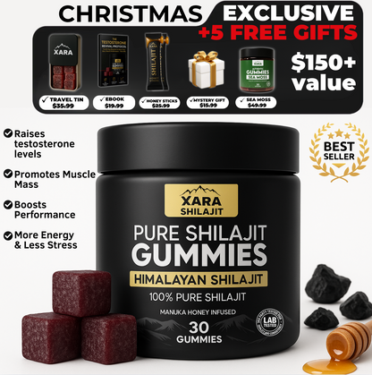 XARA SHILAJIT® Pure Shilajit Gummies