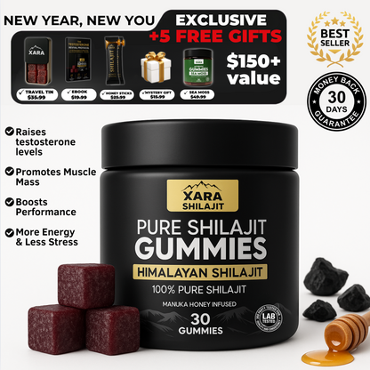 XARA SHILAJIT® Pure Shilajit Gummies