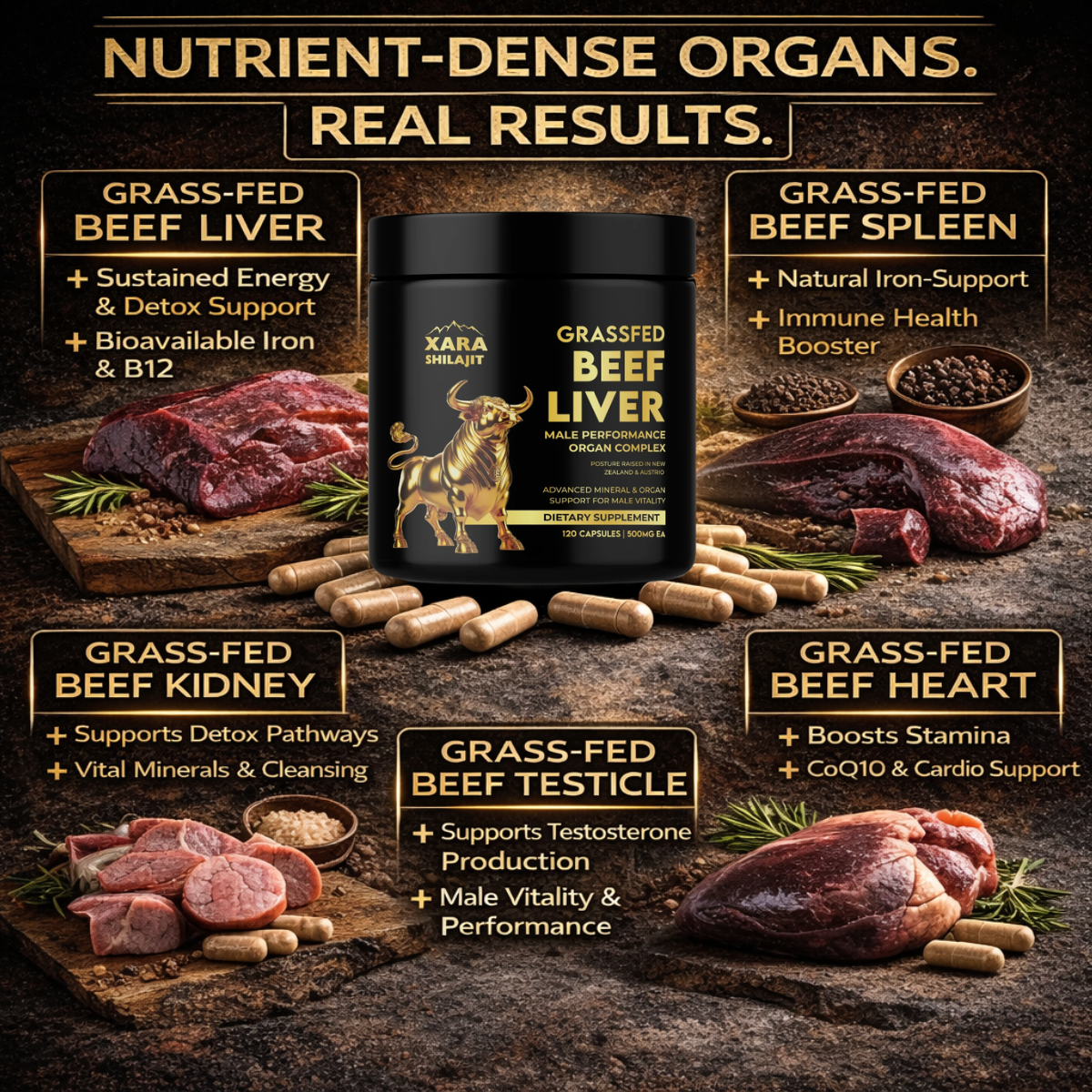 XARA SHILAJIT® Beef Liver