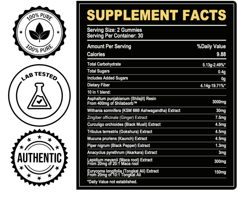 XARA SHILAJIT® Pure Shilajit wellness formula