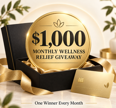 Entry to win $1000 Wellness relief giveaway