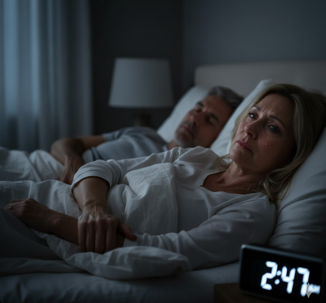 Couple reconnecting intimately