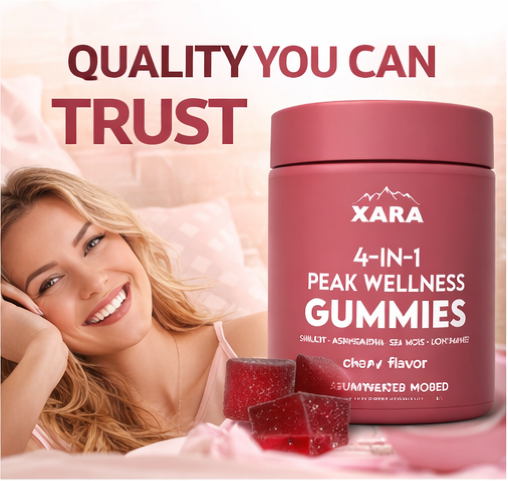 Xarashilajit® 4-in-1 Peak Wellness Gummies